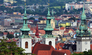 Churches in City of Brno, Czech republic, Europe