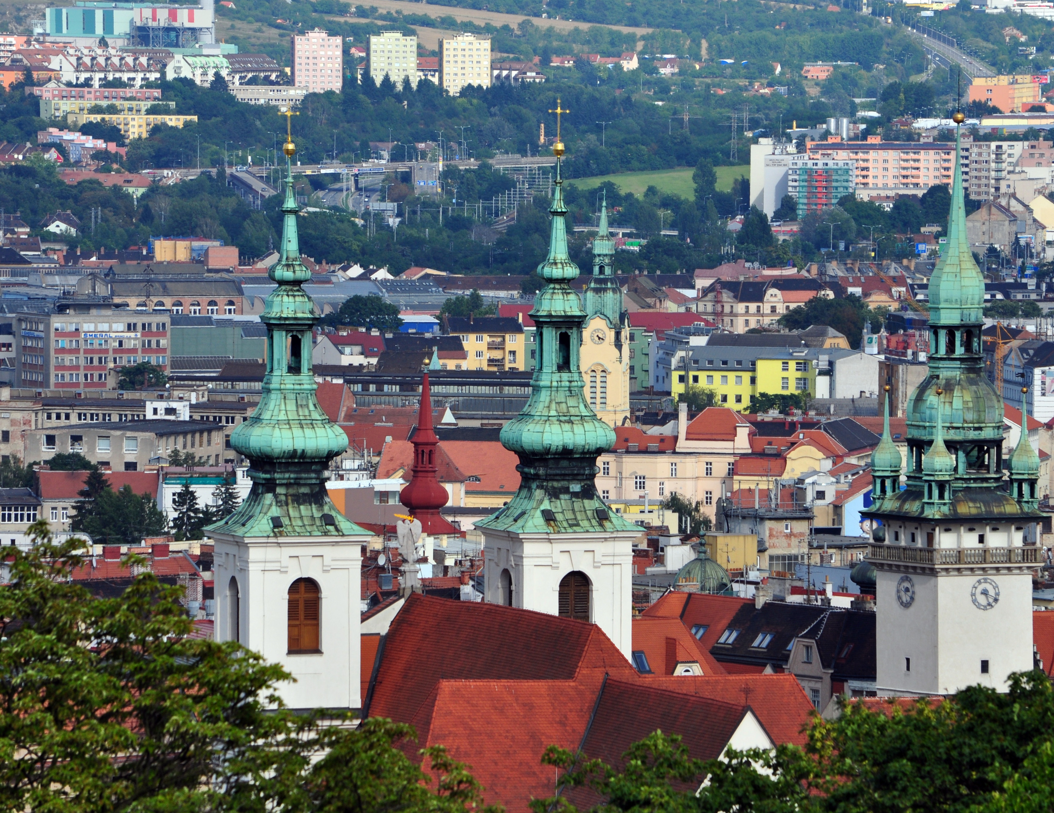 Churches in City of Brno, Czech republic, Europe