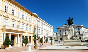 Lajos Kossuth sculpture in Szeged, Hungary, Europe