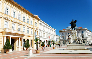 Lajos Kossuth sculpture in Szeged, Hungary, Europe