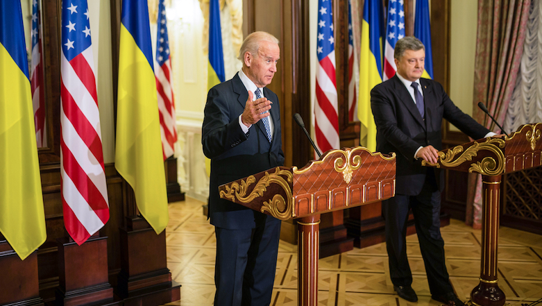 Joe Biden And Petro Poroshenko
