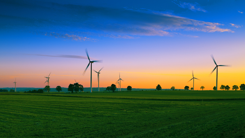 Wind Farm On Kashubian – Poland