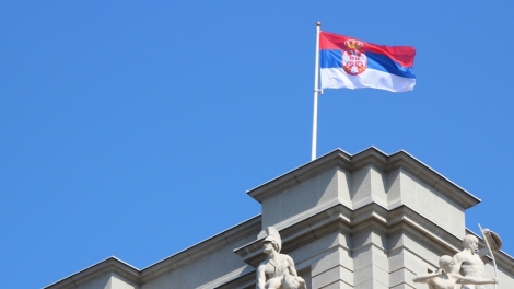 serbia belgrade flag