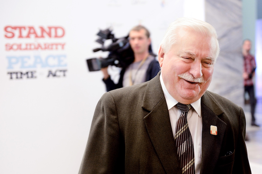 Lech Wałęsa (credit: Piotr Bławicki)