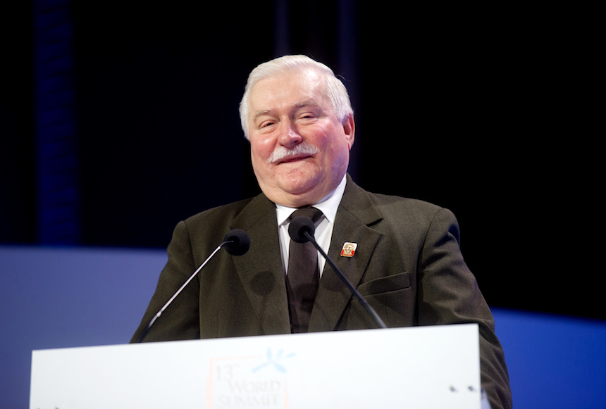 Lech Wałęsa (credit: Piotr Bławicki)