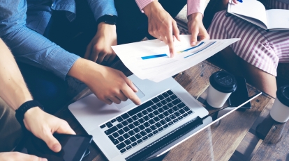 Startup Diversity Teamwork Brainstorming Meeting Concept