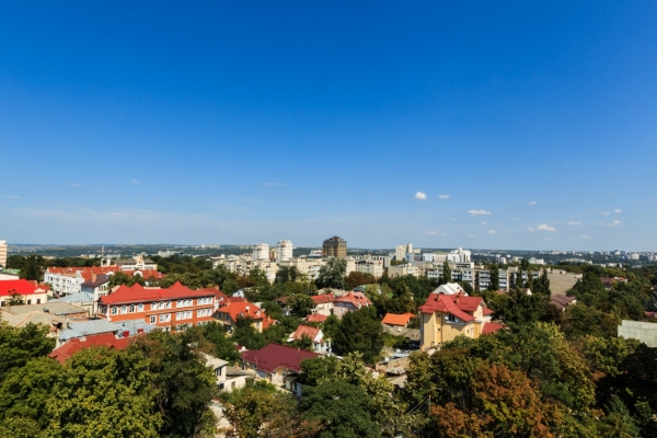 Aerial Landscape View Of Chisinau, Moldova
