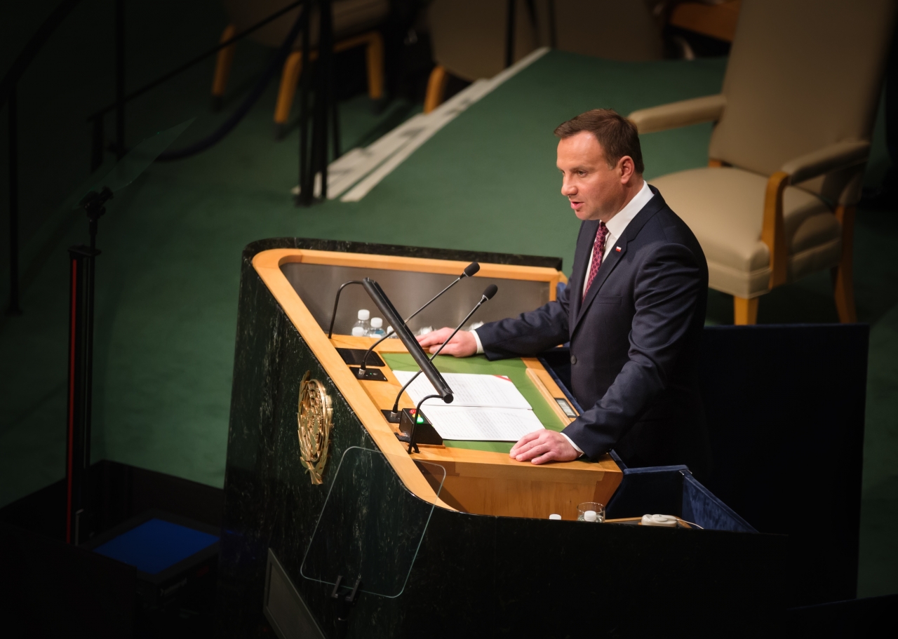President Of Poland Andrzej Duda On 70Th Session Of Un