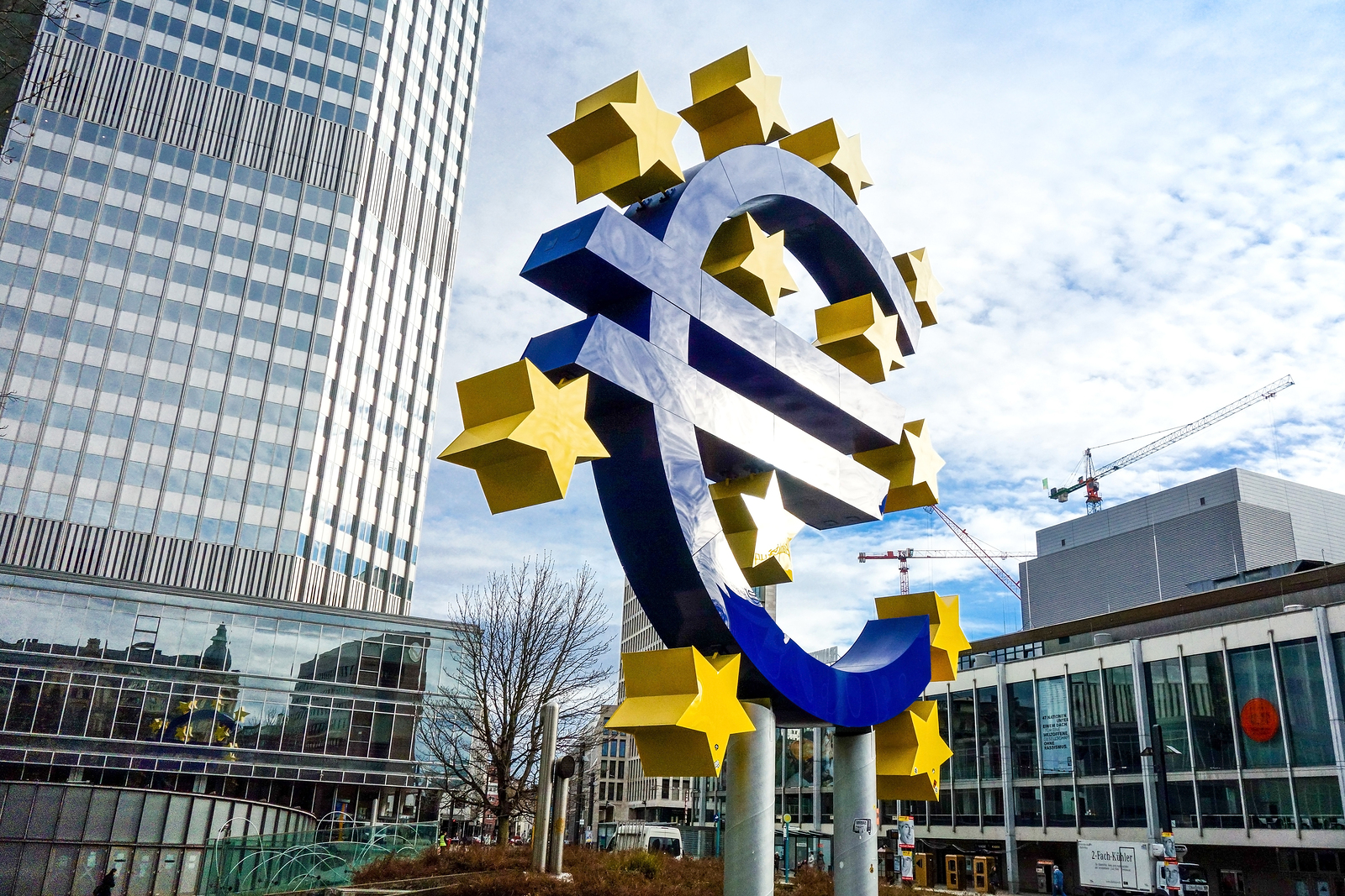 Frankfurt, Germany - January 27 : Euro Sign. European Central Ba - Emerging  Europe