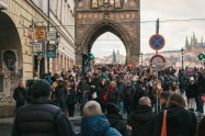 prague tourists