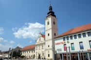 CAKOVEC, CROATIA - JULY 02: Parish Church of Saint Nicholas in Cakovec, Croatia, on July 02, 2016.