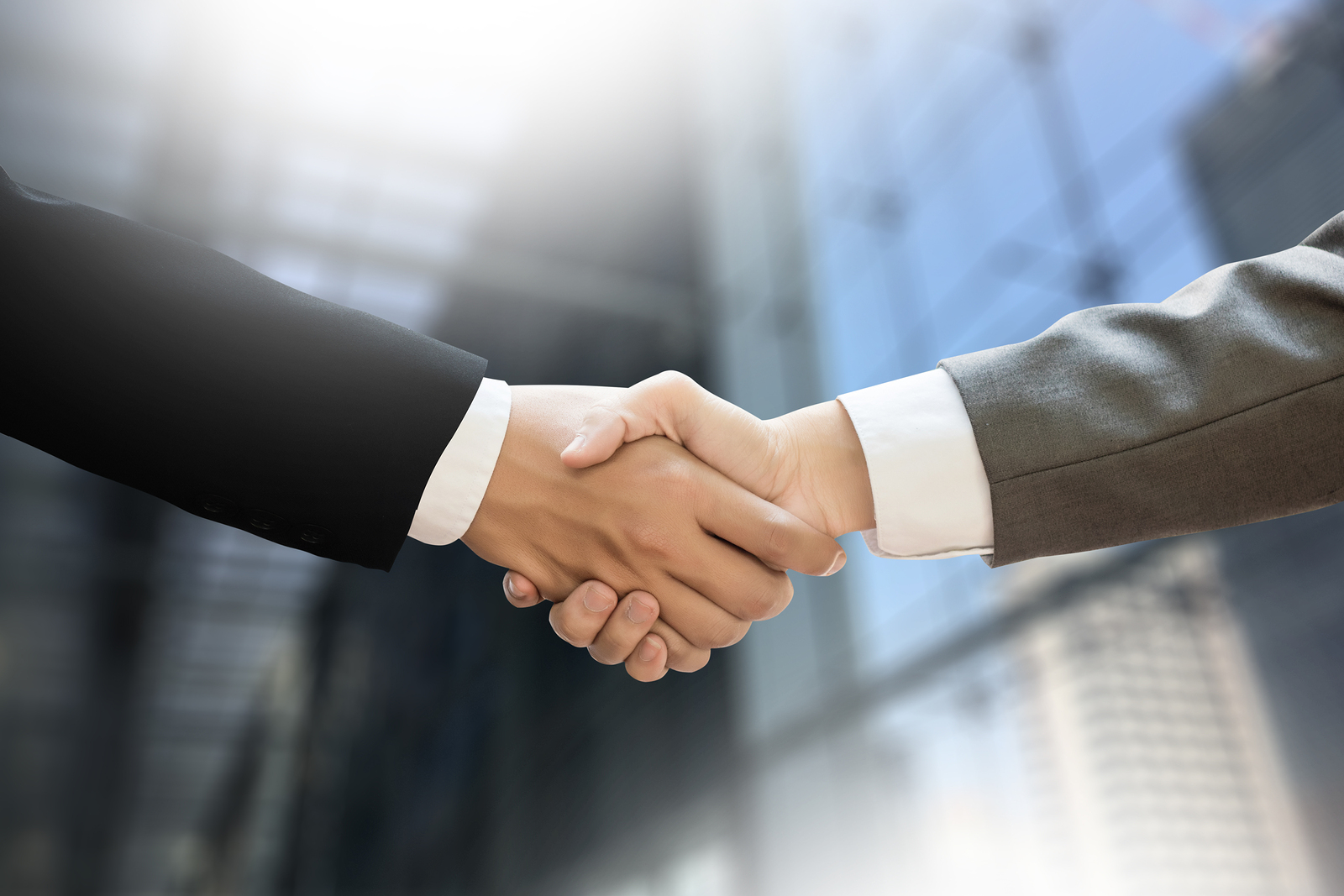 M&a (mergers And Acquisitions) , Businessman Handshake Working A