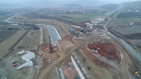 romania motorway under construction