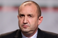 Sofia Bulgaria - November 13 2016: Bulgarian President-elect Rumen Radev speaks during a news conference after the presidential vote.