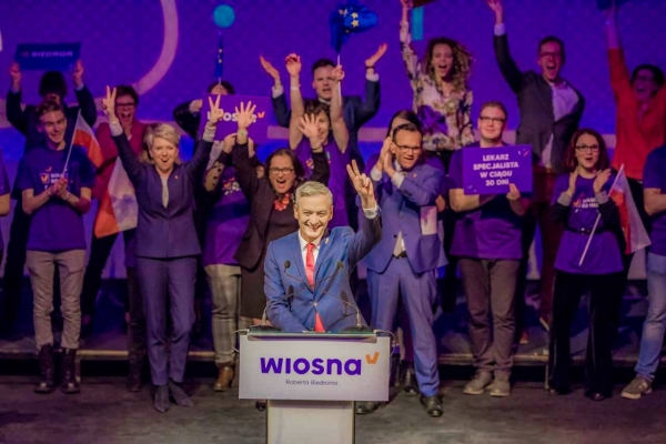 Poland’s new progressive party makes immediate impact in polls