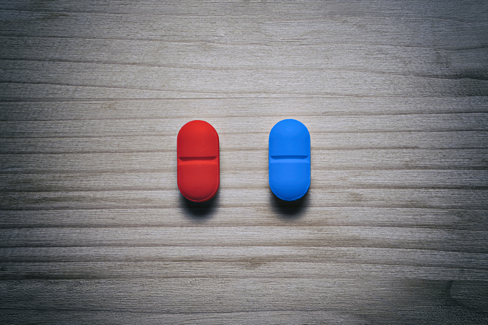 The red pill or the blue - which is it to be? 