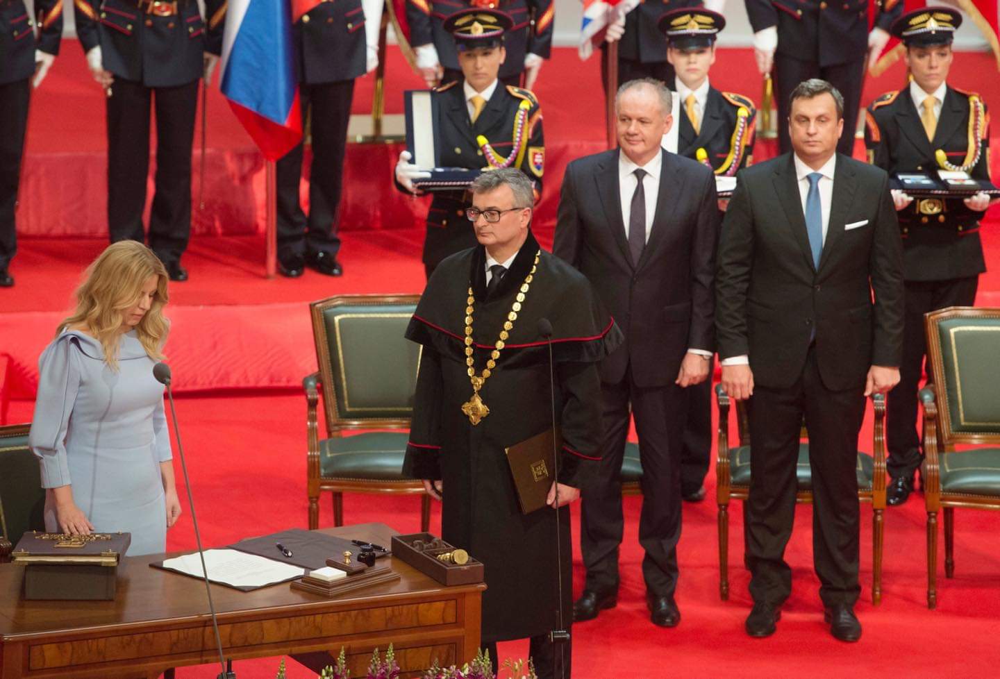 Zuzana Čaputová sworn in as new Slovak president