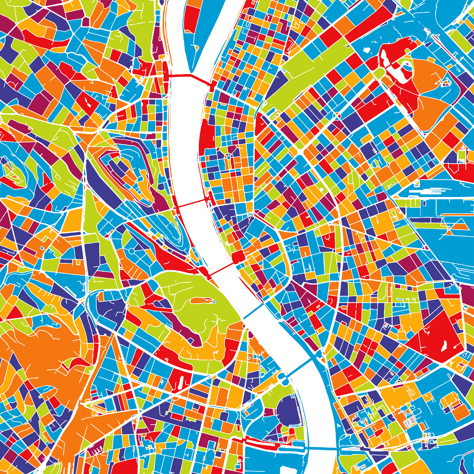 bigstock-Budapest-Colorful-Vector-Map-173981959