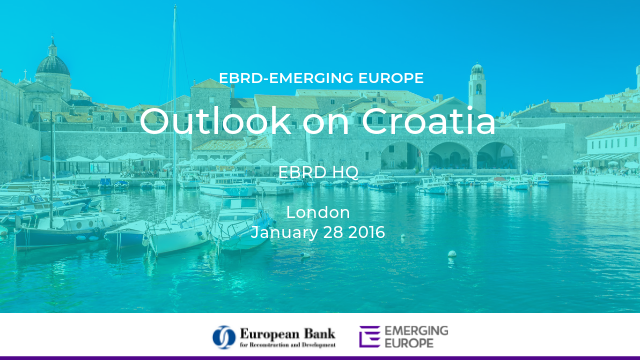 EBRD Emerging Europe Outlook on Croatia
