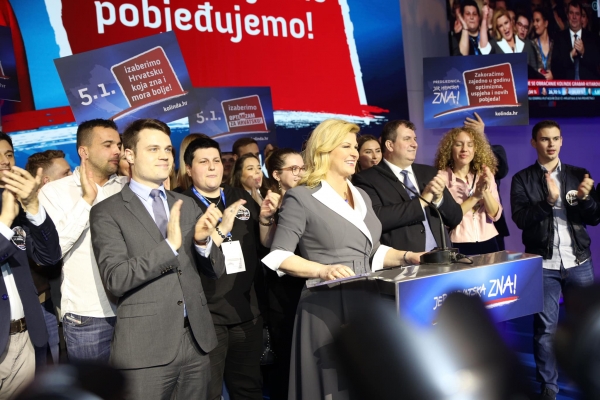 Croatian president moves right to shore up support