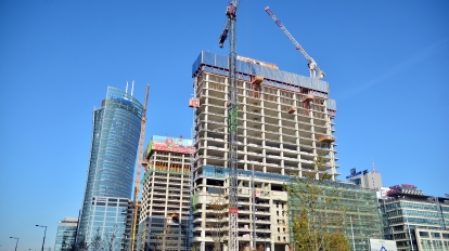 Warsaw construction site