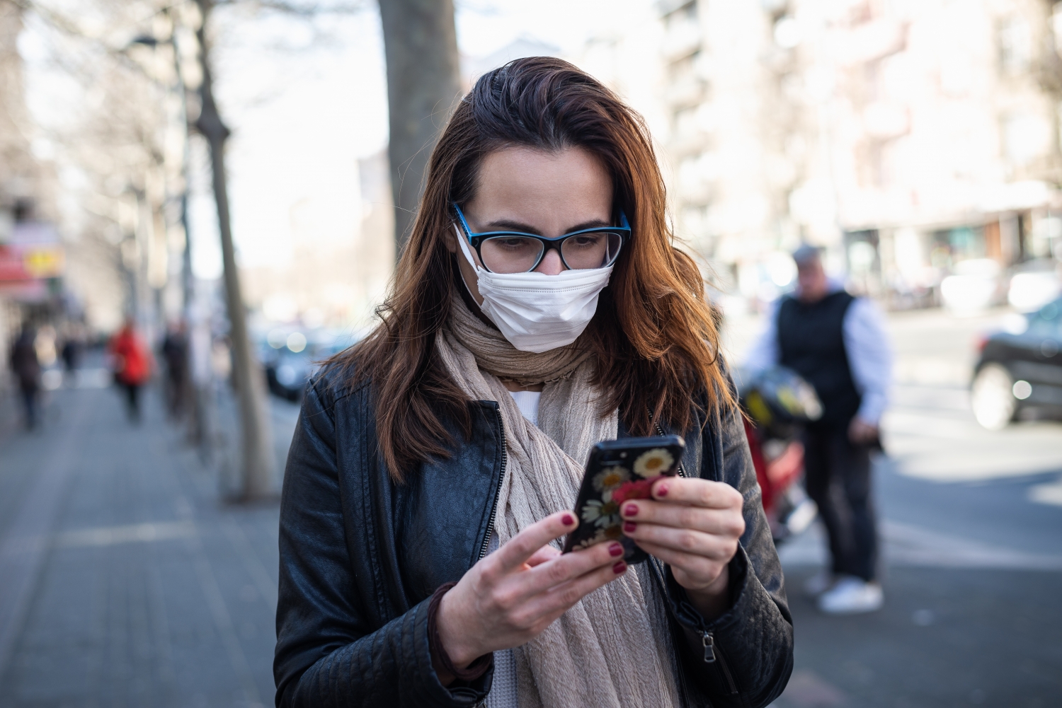 A European girl with a cute face and big - Stock Photo