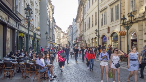 emerging europe prague summer tourists