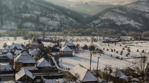 traditional houses-romania village