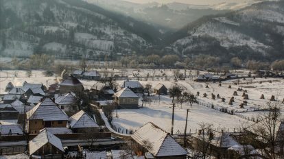 traditional houses-romania village
