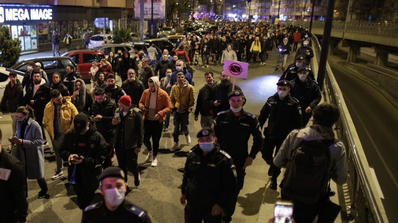 romania covid protests