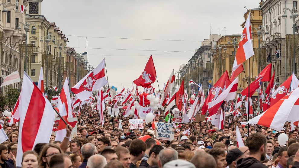 Protests in Minsk, Belarus