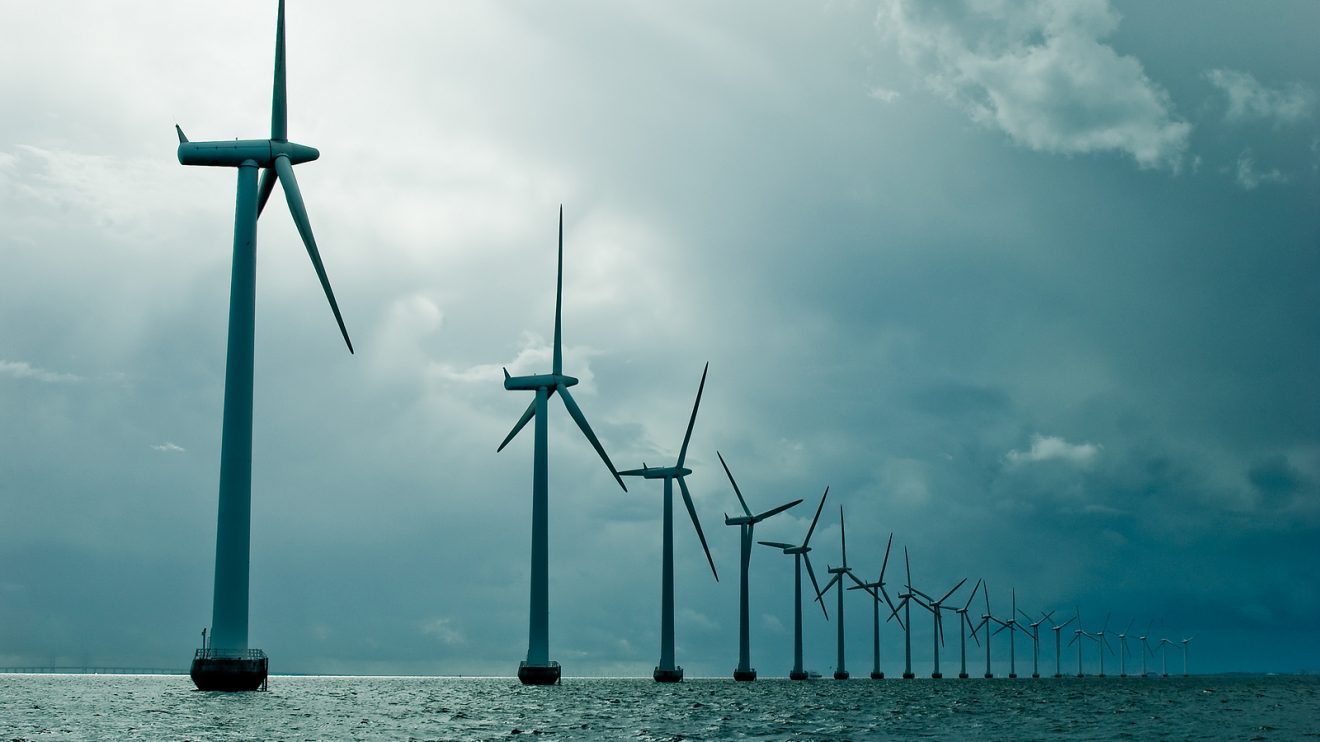 Offshore windfarm in the Baltic Sea