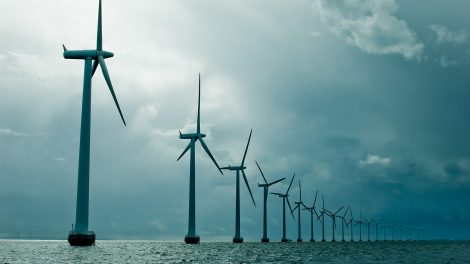 Offshore windfarm in the Baltic Sea