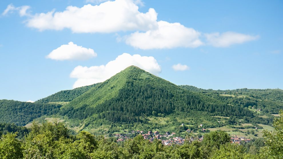 One of the Bosnian 'pyramids', near Visoko