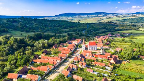 A village in Transylvania, Romania. Perfect for would-be digital nomads