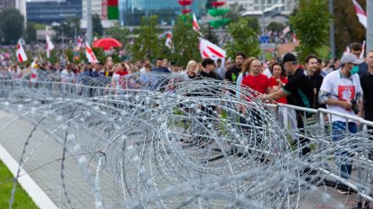Anti-government protests in Minsk, Belarus