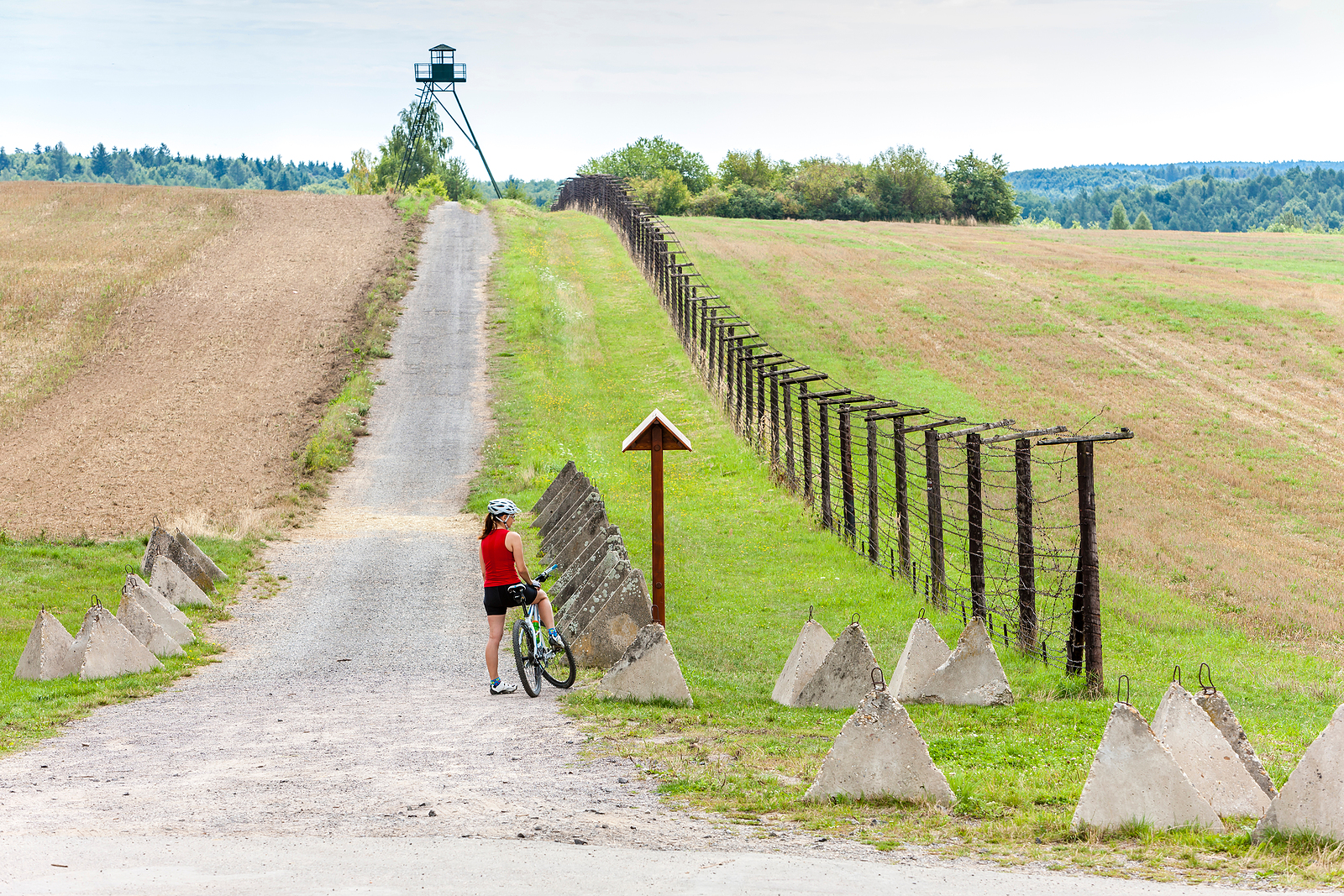 Remains of the Iron Curtain at Čížov, Czechia