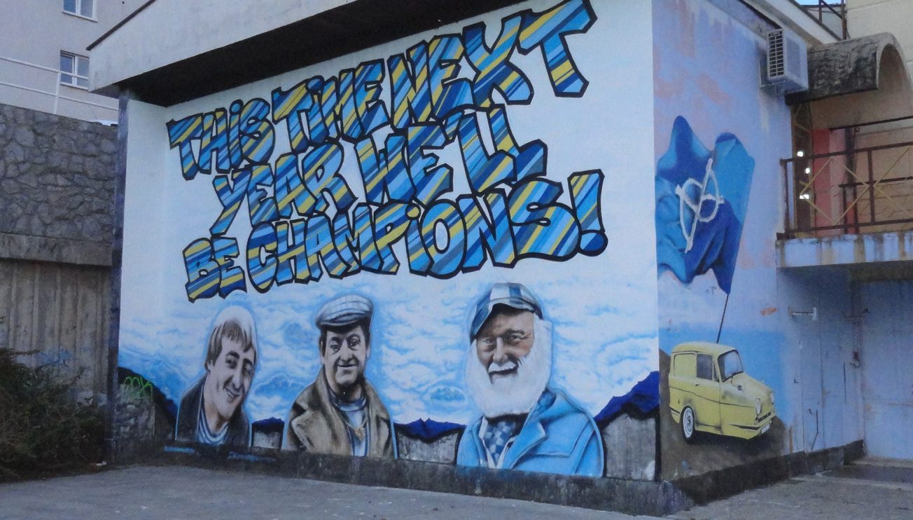 Only Fools and Horses graffiti in Rijeka, Croatia