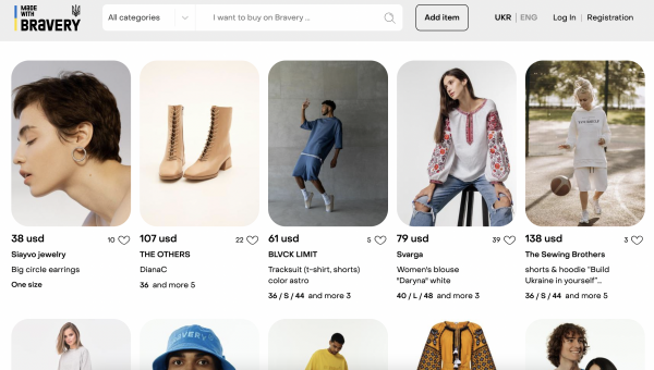 Made with Bravery: Ukraine launches online marketplace