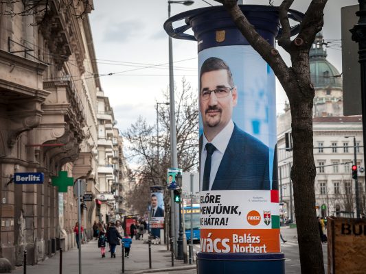Hungarian ruling party’s election campaign ‘tilted an already uneven playing field’
