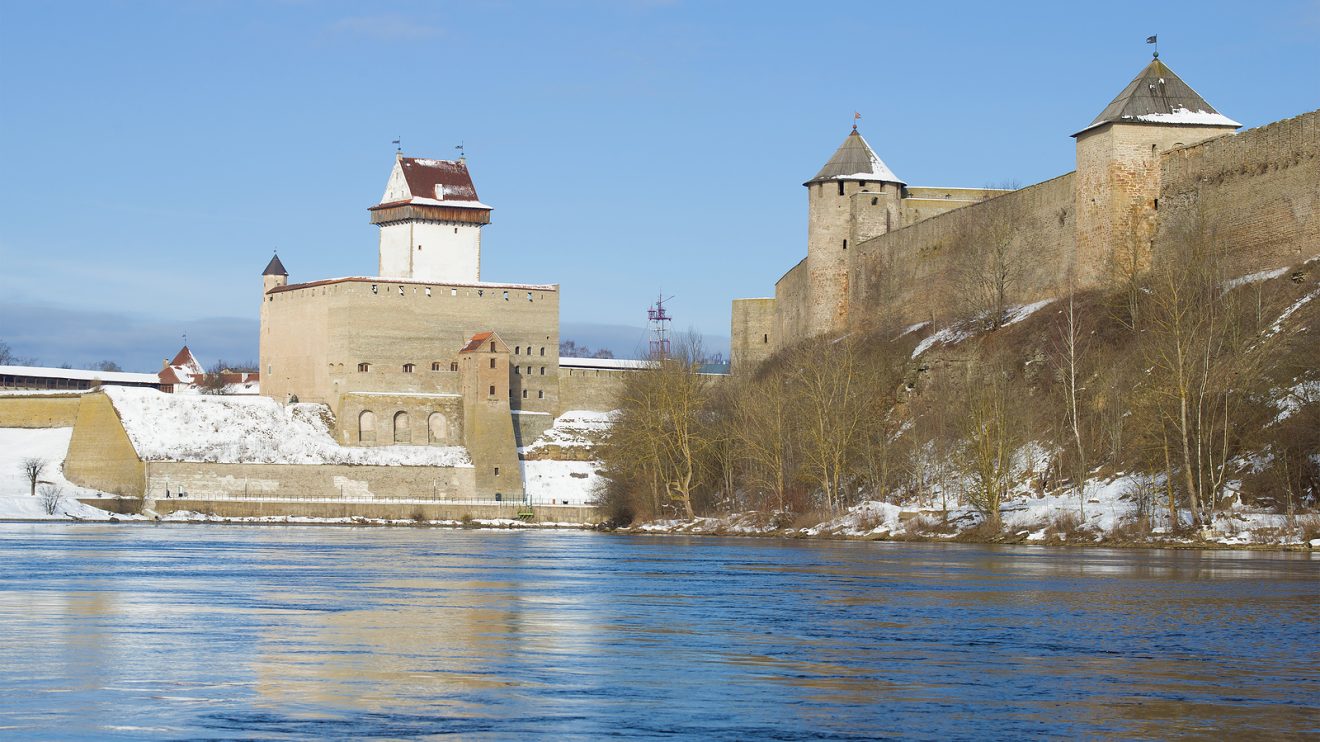 ивангородская крепость зимой