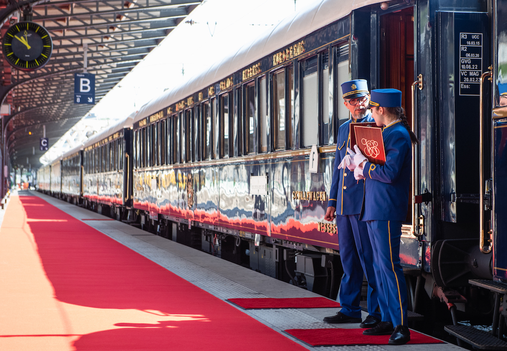 It's always lunchtime on the Orient Express