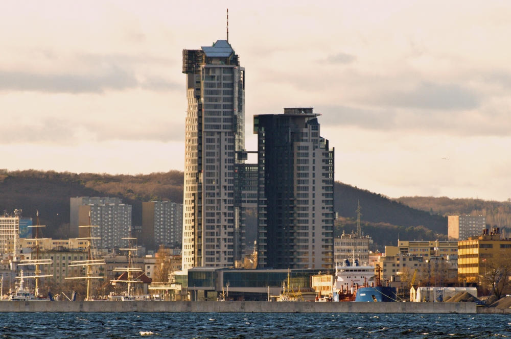 Sea Towers in Gdynia, Poland