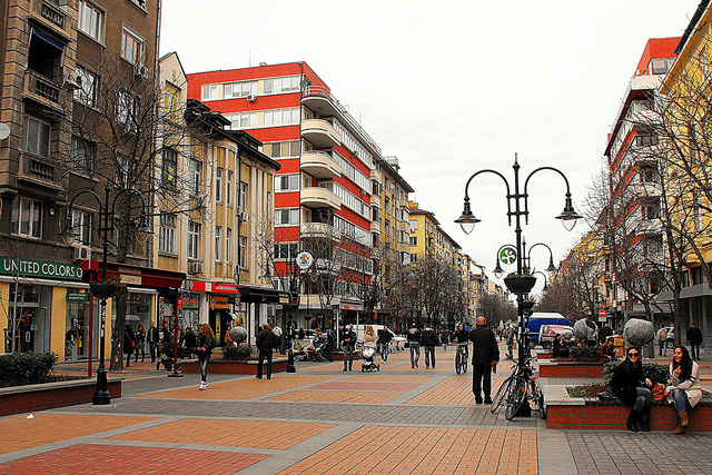Vitosha Boulevard in Sofia (credit: Stella VM / Foter / CC BY-NC-SA)